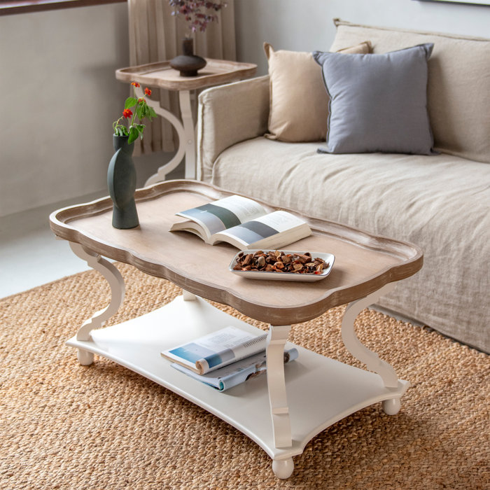 Ophelia & Co. Hein Rustic Farmhouse Coffee Table Set & Reviews